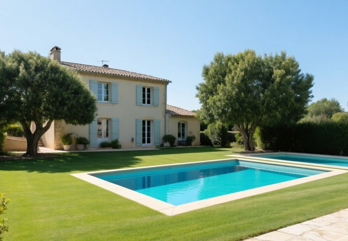 Put a pool in the garden